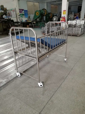 Edelstahl-materielles Säuglingskrankenhaus-Bett medizinisch