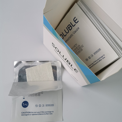 Weißes Material der Karboxymethyl- Zellulose der medizinischen blutstillenden Gaze