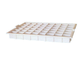 Plastikkrankenhaus-Bett-Zubehör-Medizin-Behälter mit 48 Fall-Kasten 513*360*50mm
