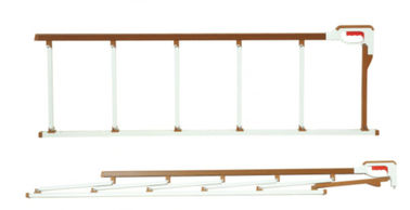 Soem-Krankenhaus-Bett-Seitenschienen-Schutz mit Aluminiumlegierungs-Leichtgewichtler 1360*420mm