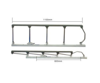 Zusammenklappbarer Seitenschienen-Krankenhaus-Bett-Zusatz-Nylonedelstahl-einfache Installation