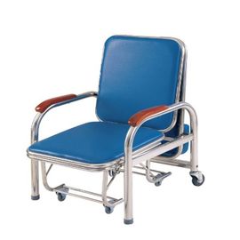 Edelstahl-Kopfende-begleiten medizinischer Infusions-Stuhl-Begleiter faltendes Soem
