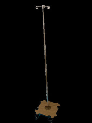 Beweglicher stehender IV geduldiger Bett-Aluminiumraum des Infusionsgerät-IV Pole