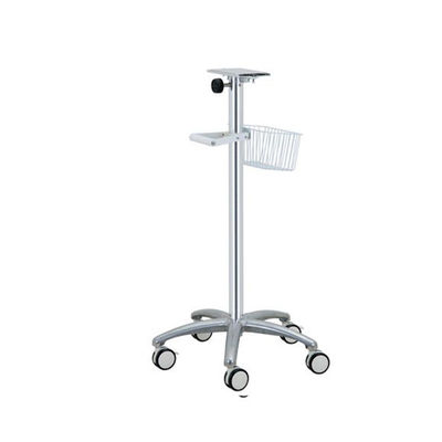 Höhen-justierbarer Aluminiumlegierungs-mobiler Laufkatzen-Patientenmonitor-Laufkatzen-Wagen